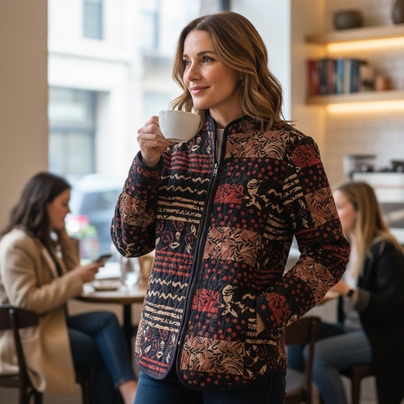 Tradition Jackets & Blazers - Boho Tapestry Jacket, Size L